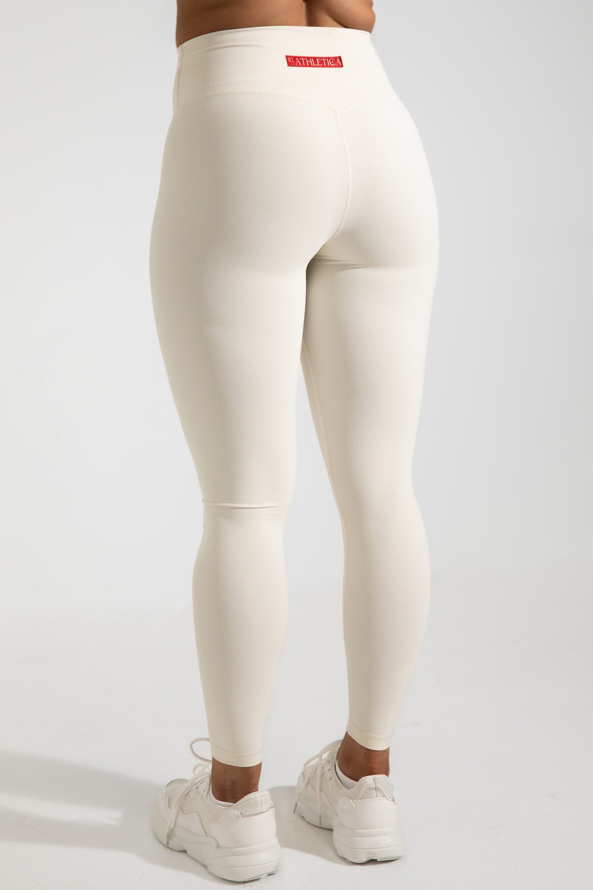 st athletica white tights 
